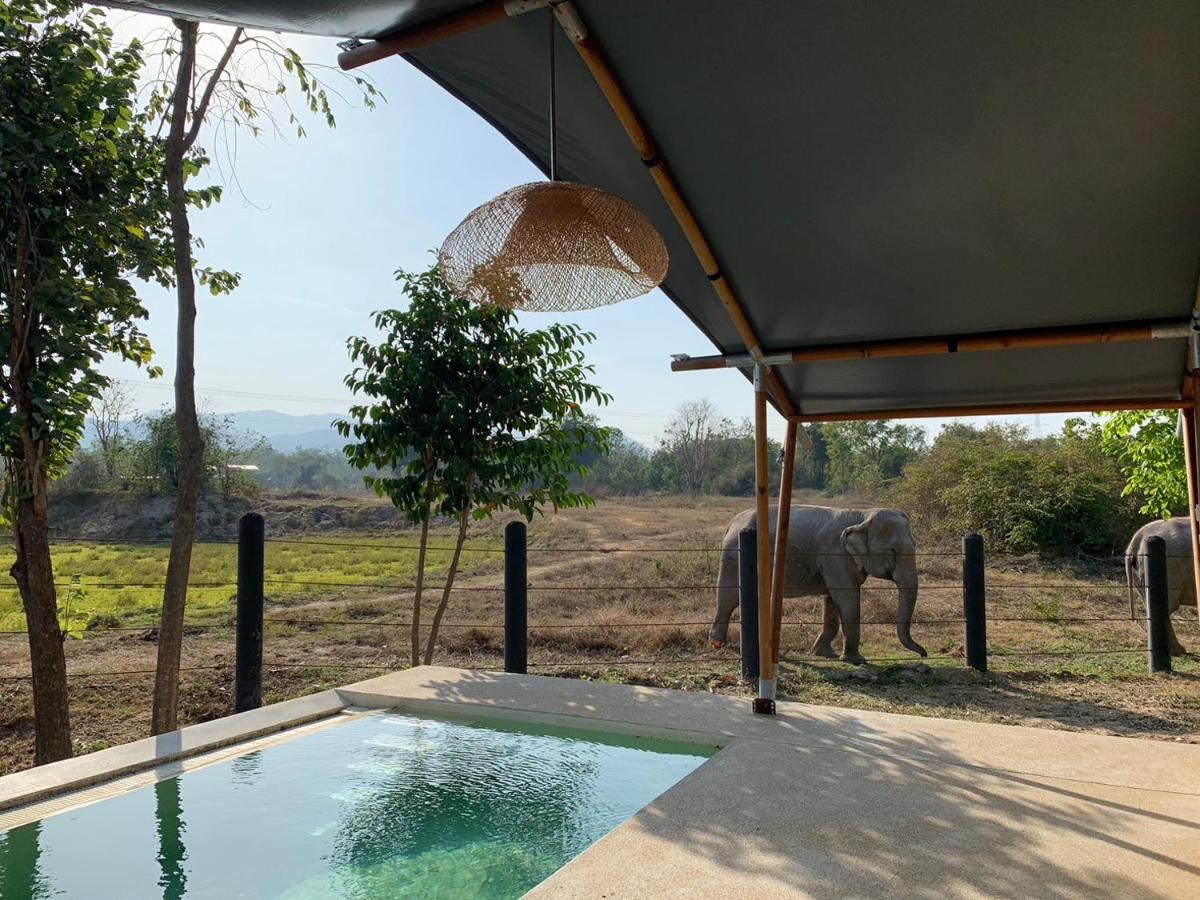 Elephant View Camp Ban Huai Thawai Esterno foto