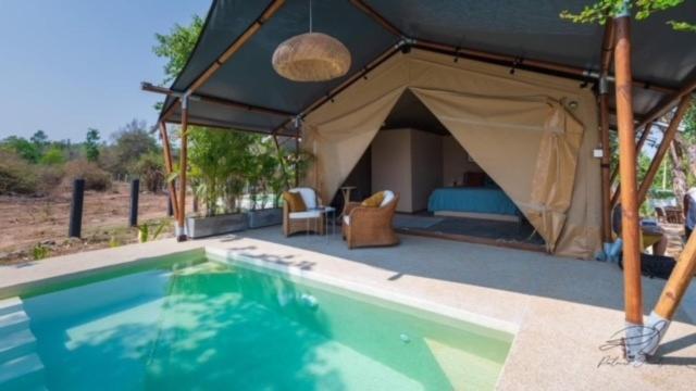Elephant View Camp Ban Huai Thawai Esterno foto