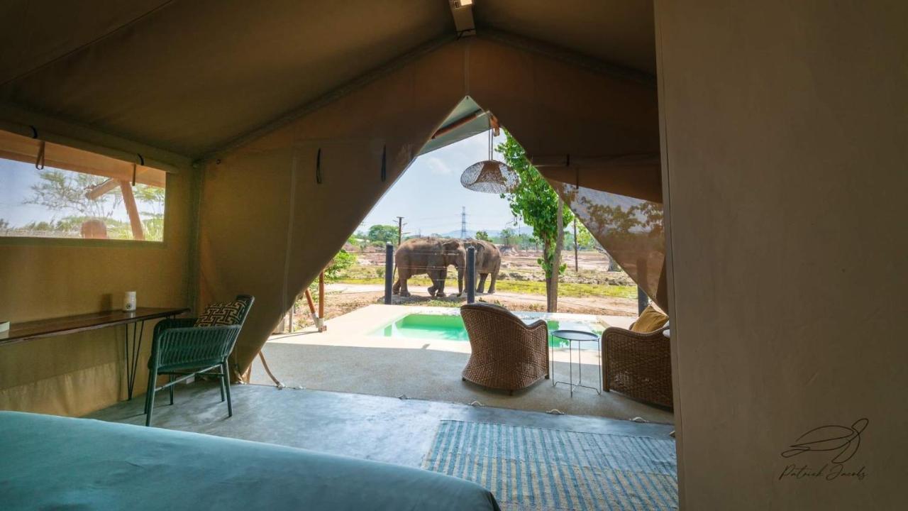 Elephant View Camp Ban Huai Thawai Esterno foto